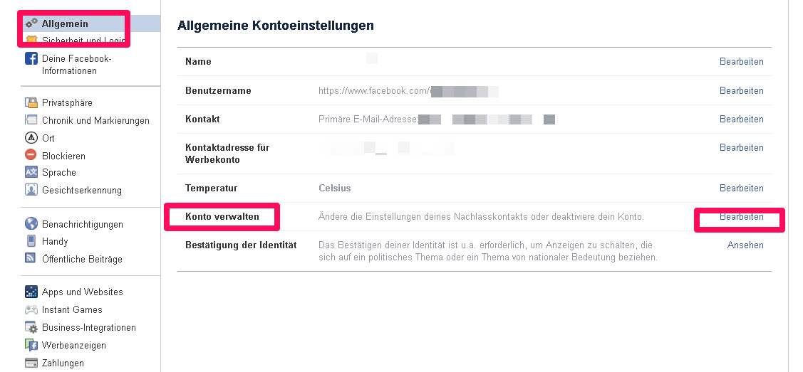 versteckte Facebook Funktionen