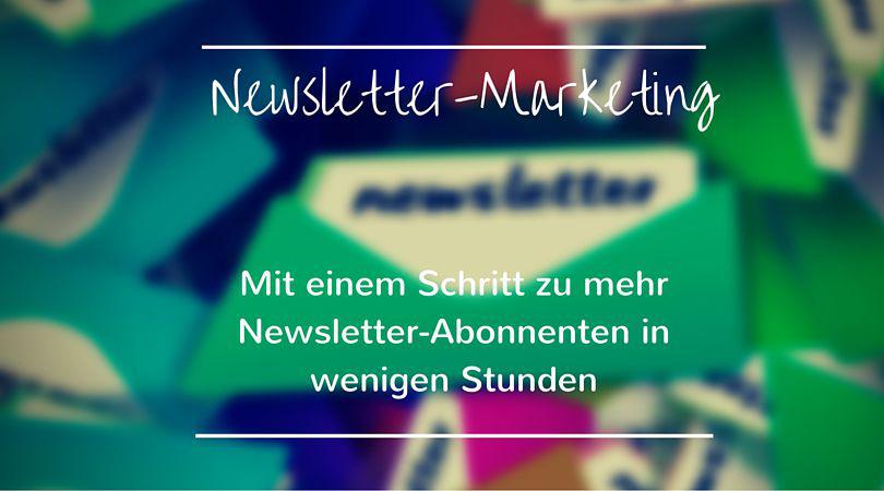 Newsletter-Marketing 