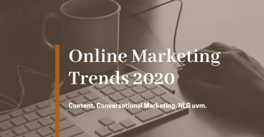 Online Marketing Trends 2020