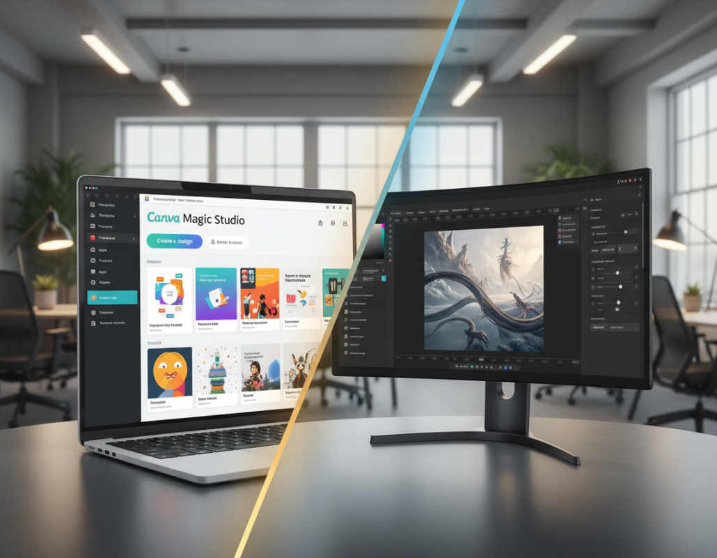 canva magic studio vs firefly Direktvergleich canva magic studio vs firefly Direktvergleich