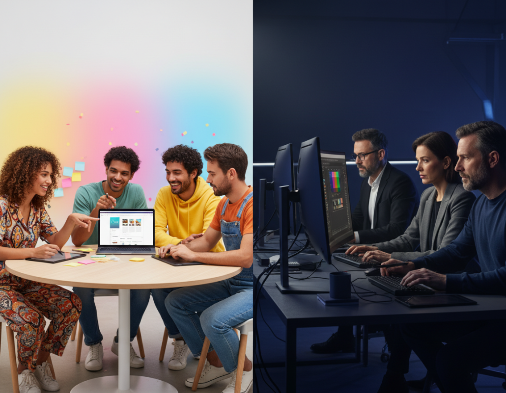canva vs adobe vergleich für verschiedene Zielgruppen canva vs adobe vergleich für verschiedene Zielgruppen