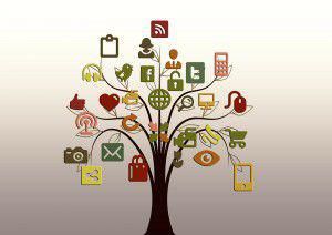 Social-Media Baum