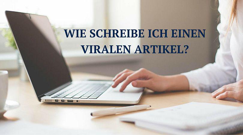 wie schreibe ich einen Artikel